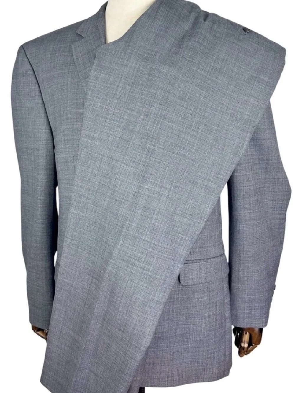 Chaps Two-Piece Suit Blazer 44L Pants 42x30